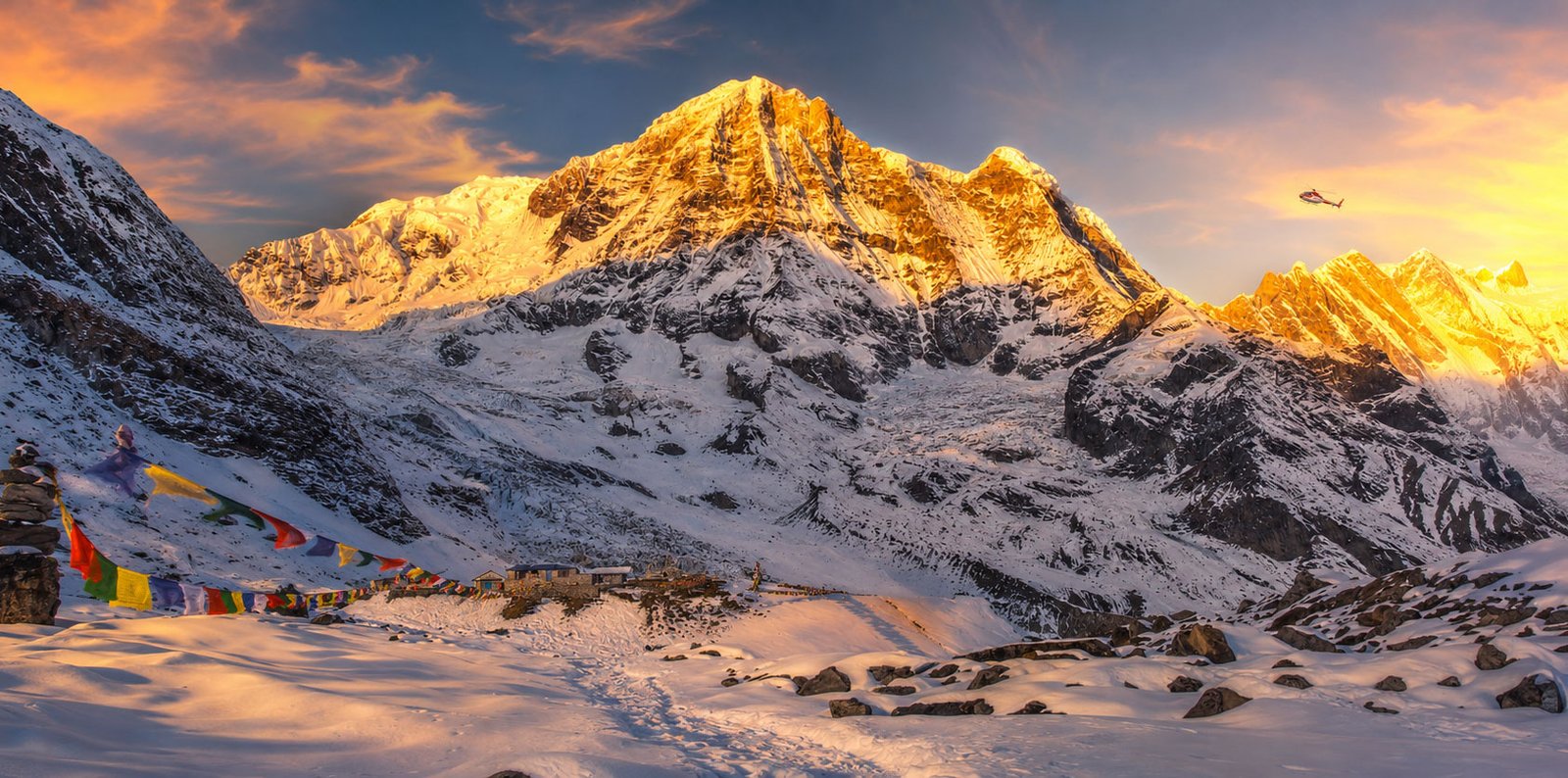 Sunrise view from Annapurna Base Camp